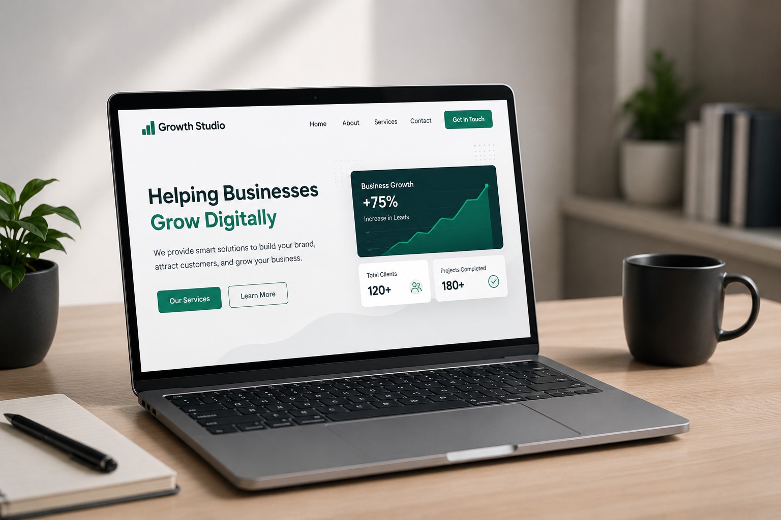 Growth Studio business website preview