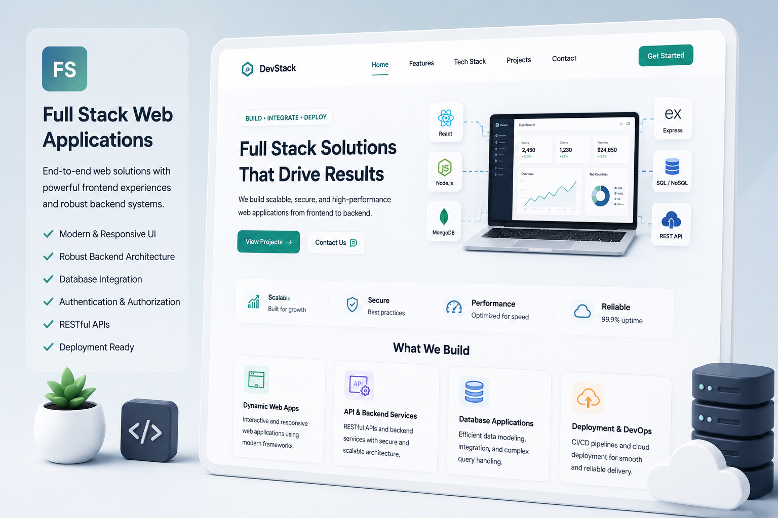 Full Stack Web Applications preview